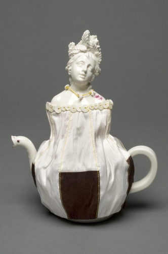 Hella Jongerius (designer, born 1963, Netherlands) and Nymphenburg Porcelain Factory (1747–present, Nymphenburg, Germany), “Summer” teapot  from the Four Seasons set, 2007. 