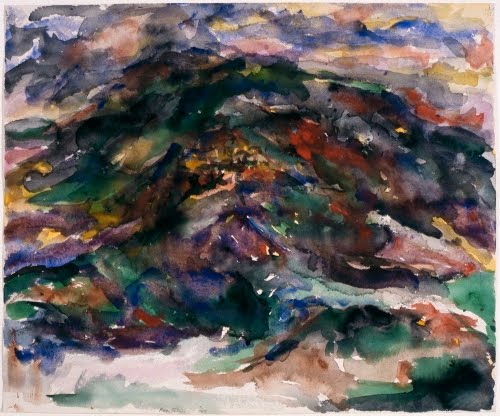  Philip Pearlstein (born 1924, US), View of Assisi #5. 