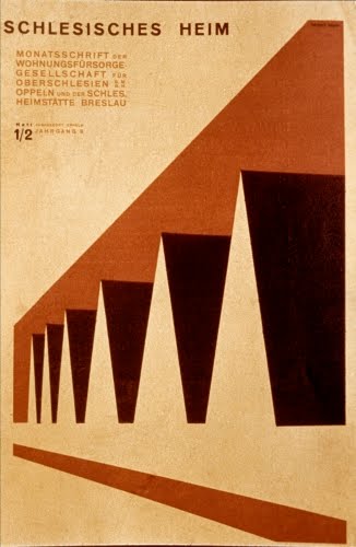 Herbert Bayer, Silesian Home magazine cover, 1927.