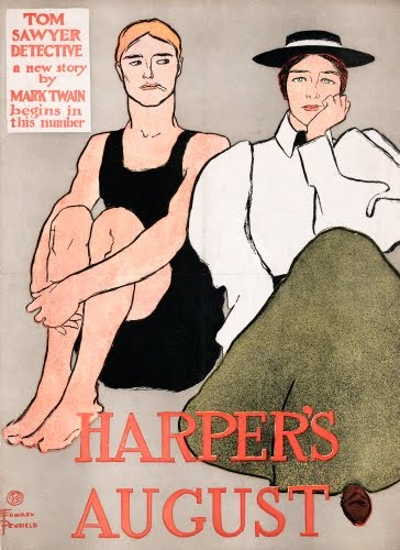  Edward Penfield (1866–1925, US), Placard advertisement for Harper’s August magazine, 1896. 