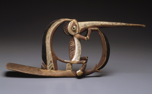 Papua New Guinea, Dance ornament, 1800s. 