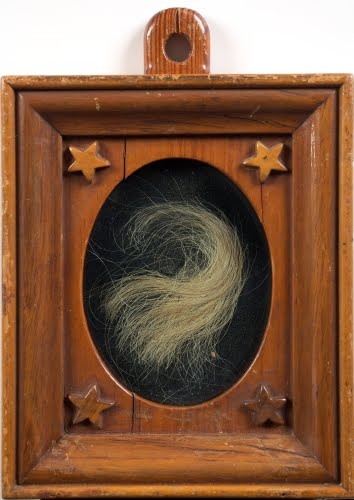  United States, Lock of George Washington’s Hair, 1781.