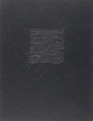 Mona Hatoum (born 1952, Lebanon/Britain), Untitled (grey hair grid with knots 3), 2002.