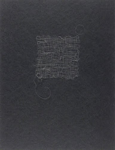 Mona Hatoum (born 1952, Lebanon/Britain), Untitled (grey hair grid with knots 3), 2002.