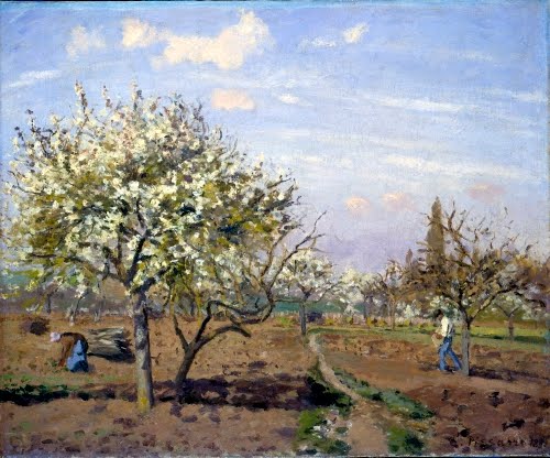 Camille Pissarro, Orchard in Bloom, 1872. 