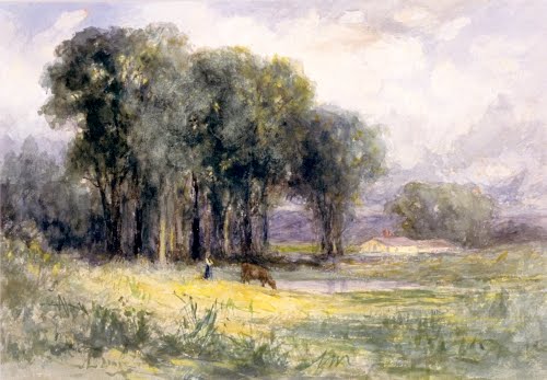Edward Mitchell Bannister (1828–1901), Landscape. 