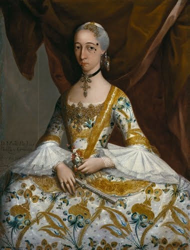  Miguel Cabrera (1695–1768 Mexico), Doña Maria de la Luz Padilla y Cervantes, ca. 1755–1760. 