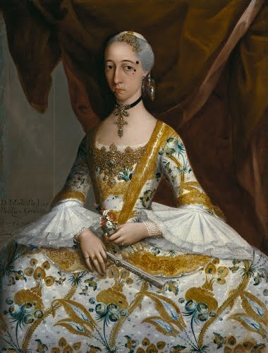  Miguel Cabrera (1695–1768 Mexico), Doña Maria de la Luz Padilla y Cervantes, ca. 1755–1760. 