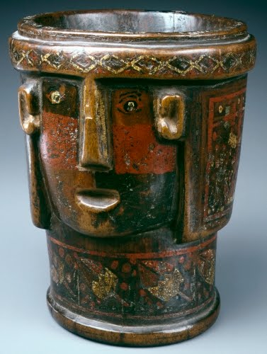 Peru, Kero (beaker), from Cuzco, 1600s–1700s. 