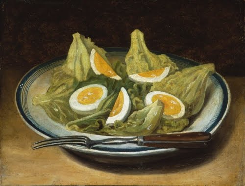 Unknown American Artist, Egg Salad, ca. 1850.
