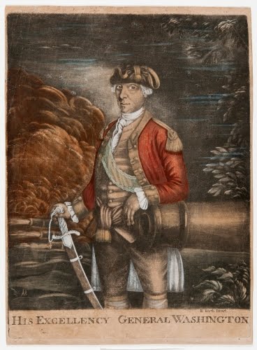 Unknown British artist, His Excellency George Washington, late 1700s, reprinted early 1900s. 