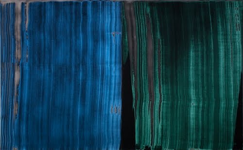Ed Moses (born 1926, US), Blue Velvet, 2008. 