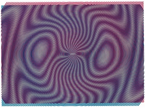  John Armleder (born 1948, Switzerland), Untitled from the Supernova portfolio, 2003.