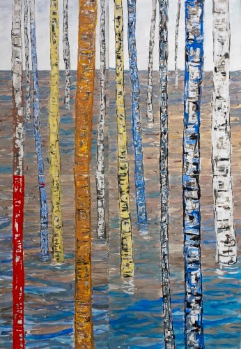 Rodney Taylor (born 1966, US), Untitled (Birch Trees), 2010. 