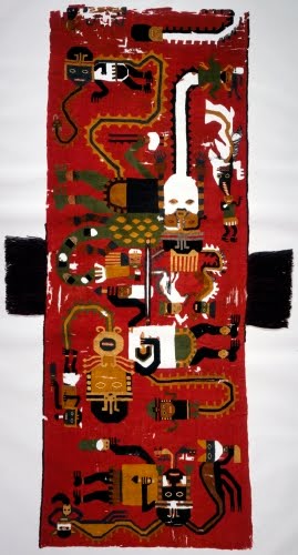 Ancient Peru, Nazca Culture, Poncho or tunic, 100–600 CE. 