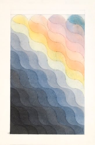Edna Andrade (1917–2008, US), Veil Drawing 3, 1974–1979. 