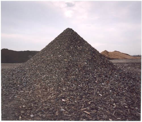  John Pfahl, C & D Pile, Modern Salvage Company, Model City, NY, from the Piles series, 1994. 