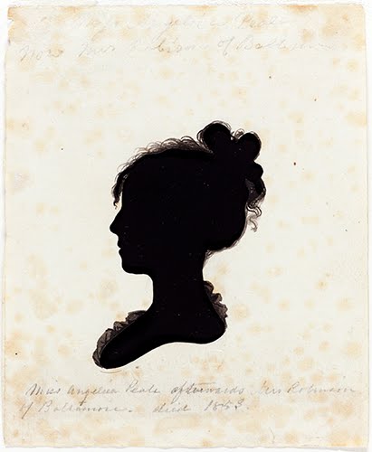Moses Williams (1777–ca. 1825, US), Silhouette of Angelica Peale, later Mrs. Robinson (died 1853). 