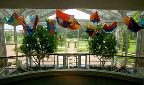 Sam Gilliam (born 1933, US), The Illustrious Kites Made in Boxing Styles, 2004. 