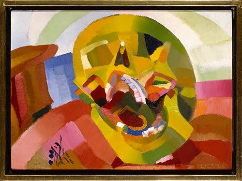 Yun Gee (Gee Wing Yun, 1906–1963, US, born China), Skull, 1926.
