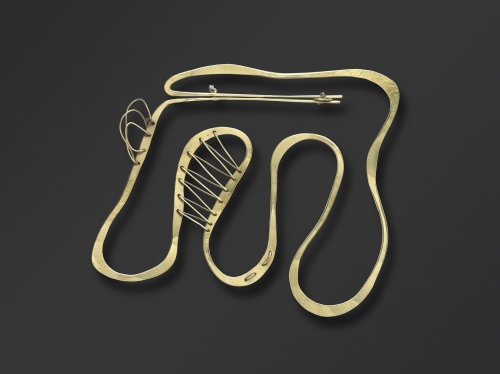 Harry Bertoia, Brooch, ca. 1947.