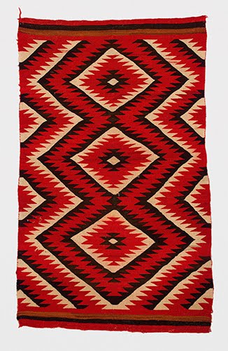 Navajo Culture, Transitional Blanket, 1885–1895.