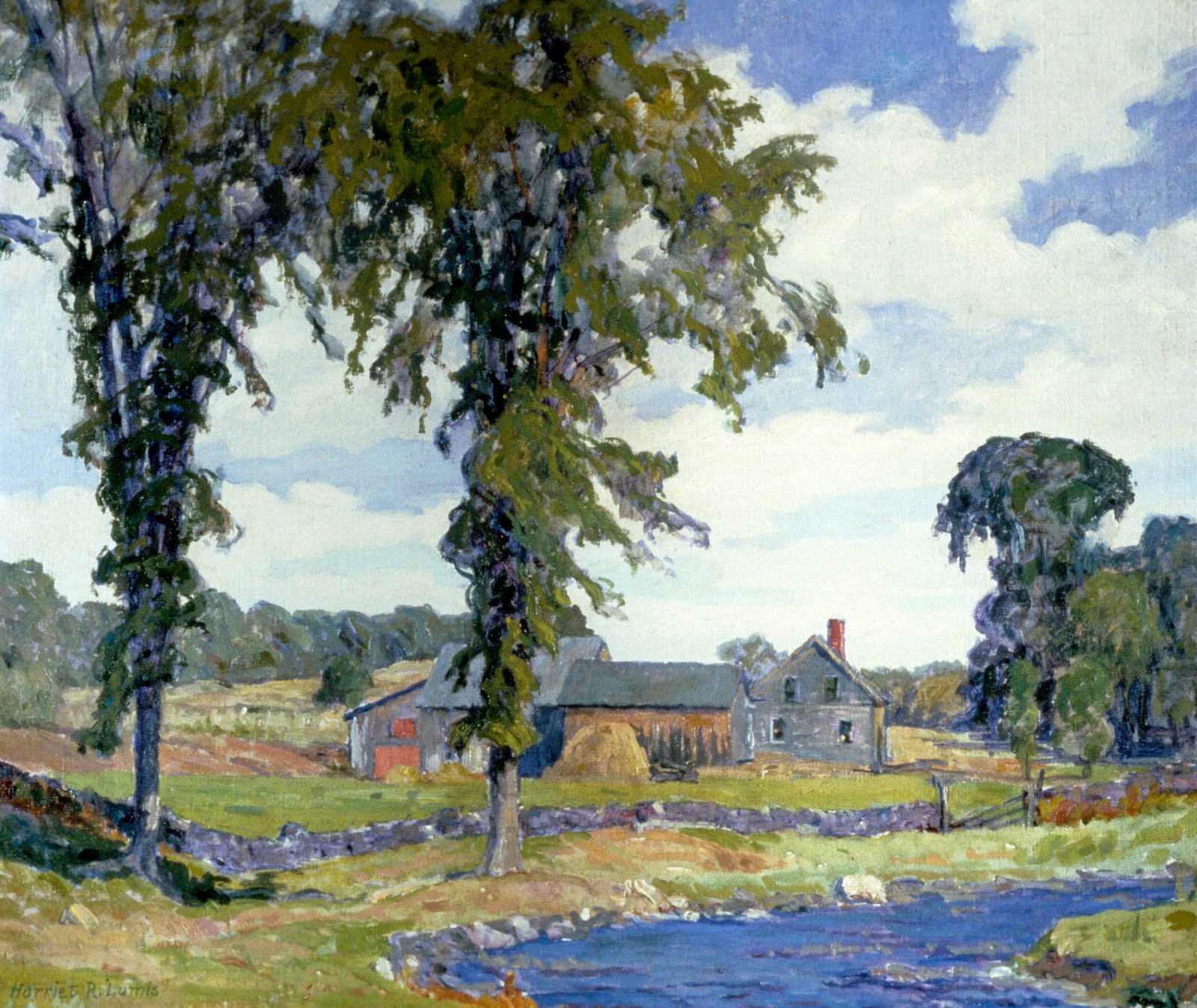 Harriet Lumis (1870–1953, US), Pasture Brook, Berkshire, ca. 1928. 
