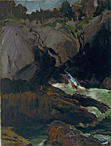 George Bellows (August 19,1882–January 8, 1925, US), Gorge and Sea, 1911.
