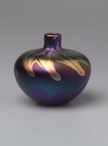 Louis Comfort Tiffany for Tiffany Studios, Flower Vase, designed ca. 1900. 