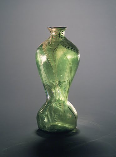 Louis Comfort Tiffany (1848–1933, US) for Tiffany Studios (1902–1932, Corona, NY), Vase, designed ca. 1900.
