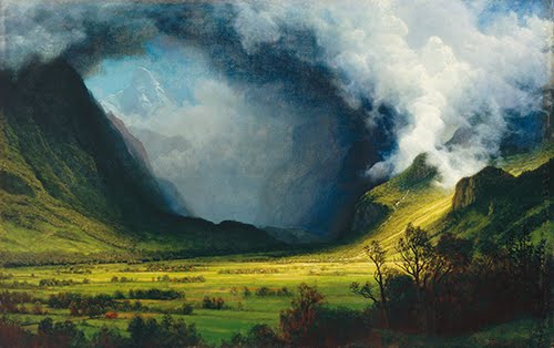 Albert Bierstadt, Storm in the Mountains, ca. 1870. 