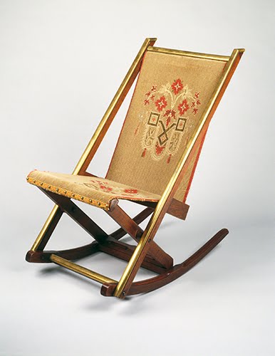 George Hunzinger, Folding Rocking Chair, ca. 1870.