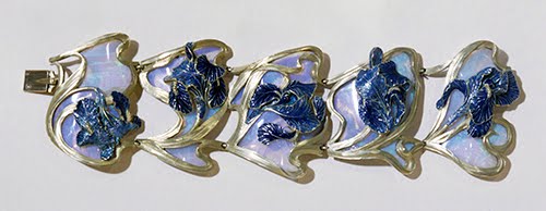  René Lalique (1860–1945, France), Iris bracelet, ca. 1897.