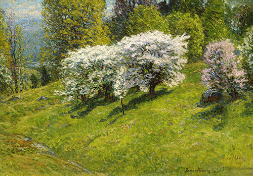 John Joseph Enneking (1841–1916, US), Spring Hillside, 1899–1902.
