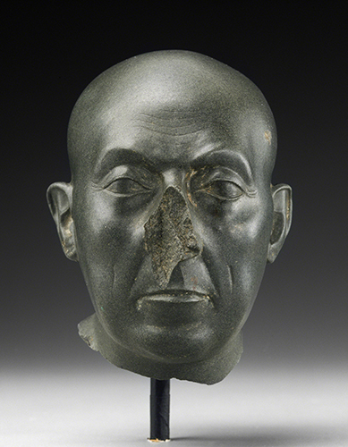 Ancient Egypt, Head of a Priest, ca. 380–332 BCE.