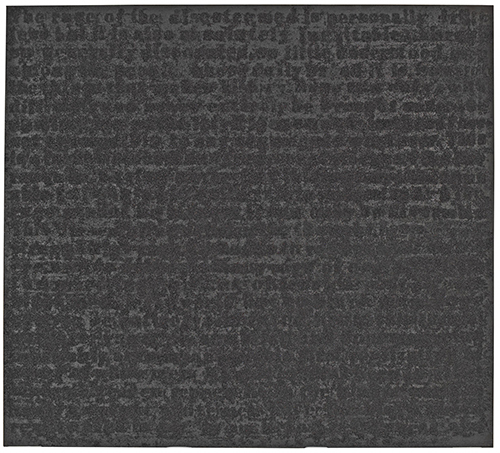 Glenn Ligon (born 1960, US), Untitled (Rage) #2, 2002. Mixed-media on canvas.