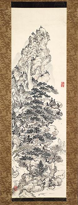 Ike no Taiga (1723–1776, Japan), Landscape, before 1752.