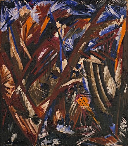 Natalija Goncharova (1881–1962, Russia), Landscape 47, 1912. 