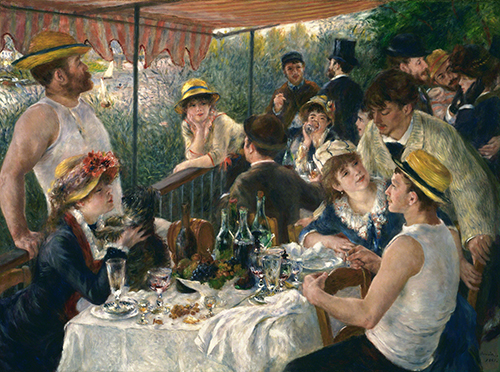 Pierre-Auguste Renoir, Luncheon of the Boating Party, 1881.