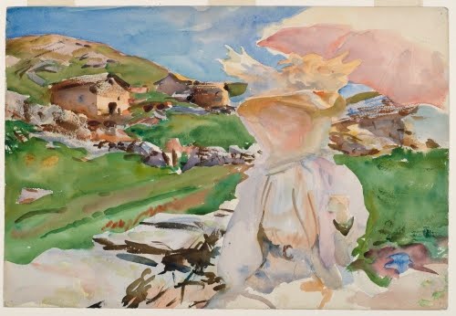 John Singer Sargent, In the Simplon Pass, 1909. 