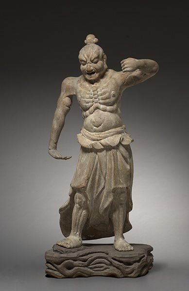 Kamakura Period, Japan, Agyo, Temple Guardian (Nio), from Shiga Province, 1200s. 