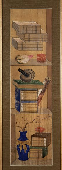  Korea, Chaekgado (or Ch'aekkori) (Scholar’s Accoutrements), 1800s. 