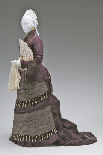 Leonie Dumonteuil (active late 1800s, Paris), Afternoon dress, 1878–1879. 