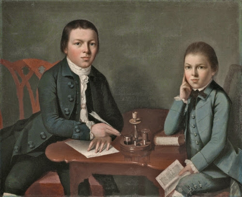 Gilbert Stuart, Francis Malbone and His Brother Saunders, ca. 1773. 