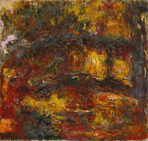 Claude Monet, The Japanese Footbridge, Giverny, 1922. 
