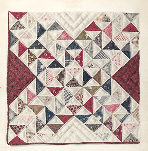 Mae A. Clarke (active ca. 1935, US), Patchwork Quilt Design for the Index of American Design, 1935/1942. 