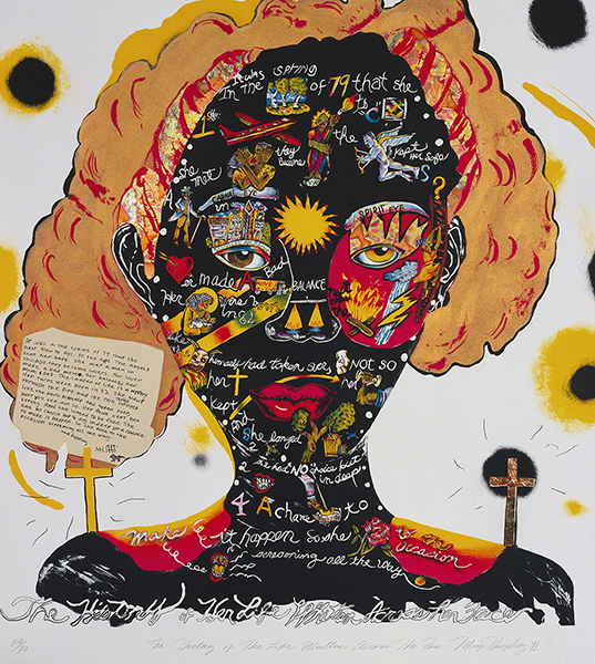 Margo Humphrey (born 1942, US), The History of Her Life Written Across Her Face, 1991.