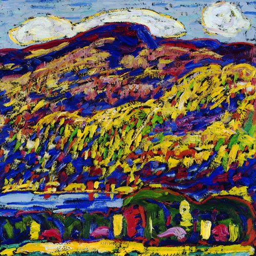 Marsden Hartley (1877–1943, US), Mountain Lake, Autumn, 1912. 