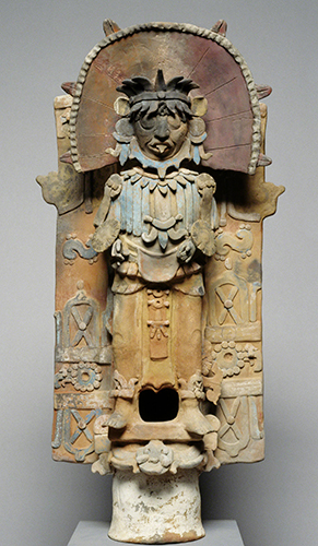 Maya Culture, Incense Burner, from the region of Palenque, Mexico, 600–900 CE. 