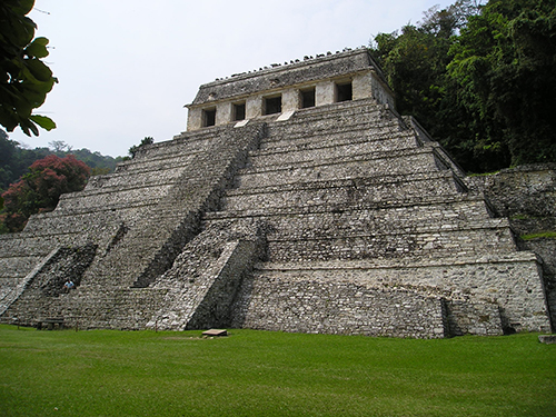 Maya Culture, Temple of Inscriptions, Palenque, Mexico, ca. 683–692 CE.